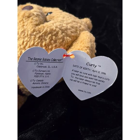 Ty beanie Baby Set of 3 Curley, Groovy, and Wallace EUC - Picture 10 of 16